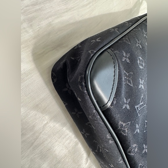 Louis Vuitton Boulogne Shoulder Bag Mini Black Satin - Picture 5 of 13